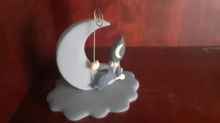 Figura Papa Luna Cerámica