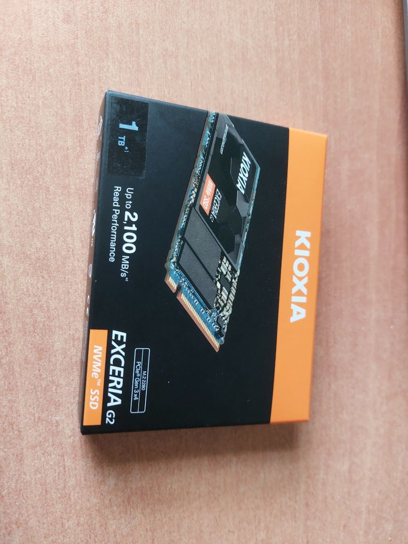 SSD Kioxia Exceria G2 1TB NVMe PCIe Gen 3x4