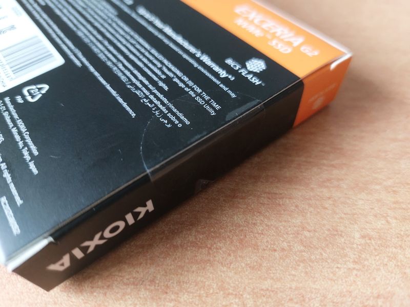 SSD Kioxia Exceria G2 1TB NVMe PCIe Gen 3x4 afbeelding 3