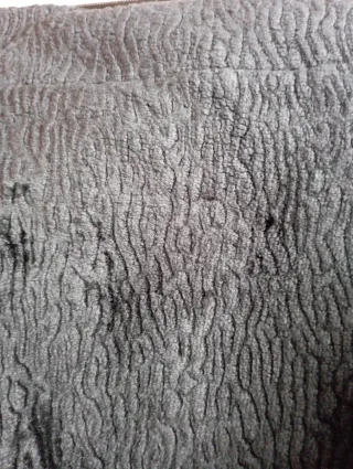 Manta/Colcha Cama 135cm Negro Brillante