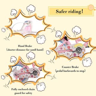 Bicicleta Infantil RULLY 16 Rosa