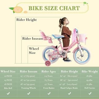 Bicicleta Infantil RULLY 16 Rosa
