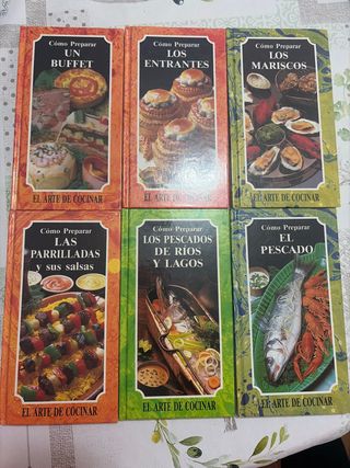 Conjunto libros de bolsillo cocina