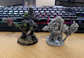 Big Mek Megaarmadura Orko Warhammer 40k