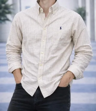 ¡¡OFERTA!! Talla M Camisa Ralph Lauren Cuadros