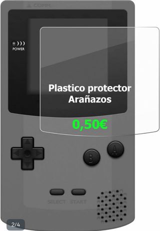 Copertura per batteria Game Boy Color trasparente
