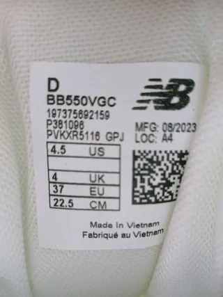 Zapatillas New Balance 550 Talla 37
