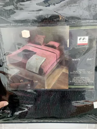 Manta Colcha Cama 135cm Gris