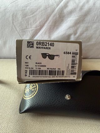 Ray-Ban Wayfarer Gafas de Sol Negras