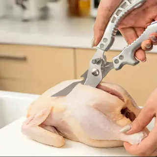 Tijeras de cocina multiusos de acero inoxidable