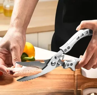 Tijeras de cocina multiusos de acero inoxidable