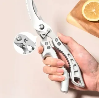 Tijeras de cocina multiusos de acero inoxidable