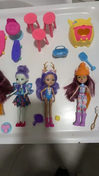 Lote de muñecas Enchantimals
