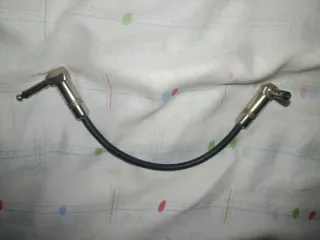 Pack 2 cables conexión pedales guitarra