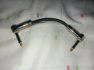 Pack 2 cables conexión pedales guitarra