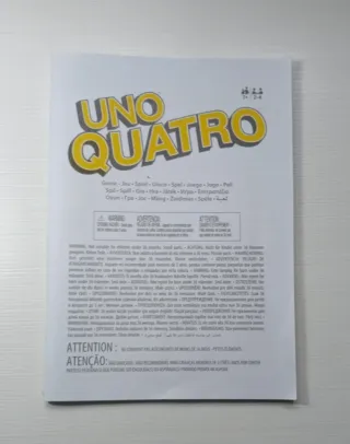 UNO Quatro Juego de Mesa Mattel