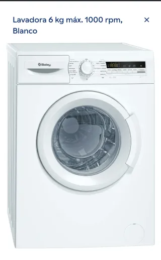 Lavadora Balay 6kg