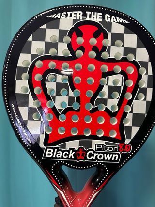 Pala Padel Black Crown Piton 8.0