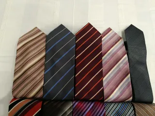 Lote 10 Corbatas Rayas