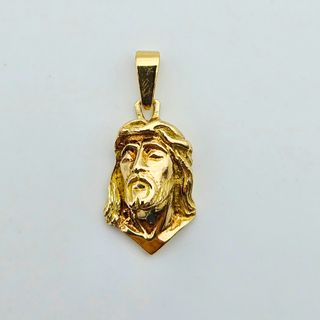 Colgante de Oro 18K, Rostro Jesús, 3,33gr, 2,5cm