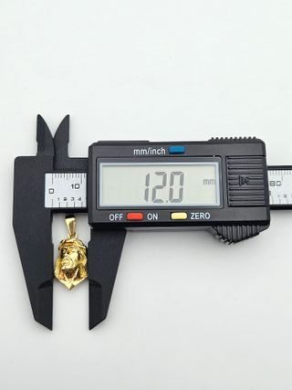 Colgante de Oro 18K, Rostro Jesús, 3,33gr, 2,5cm