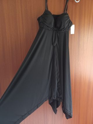 Vestido lencero Senzanome negro
