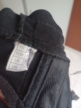 Vestido lencero Senzanome negro