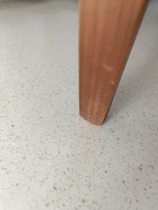 Juego 2 sillas provenzal madera y tela