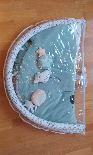 Alfombra de juego para bebé con diseño de oso