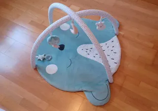 Alfombra de juego para bebé con diseño de oso