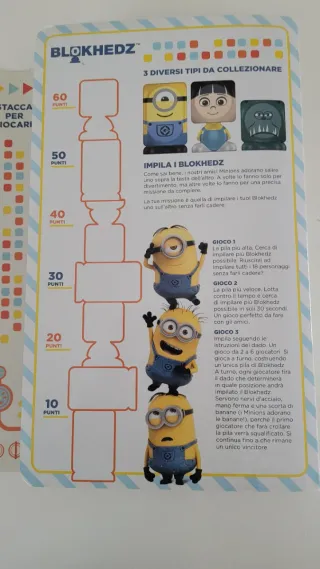Blokhedz Cattivissimo Me Minions Esselunga
