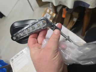 Espejos Moto Negros/Cromados Harley