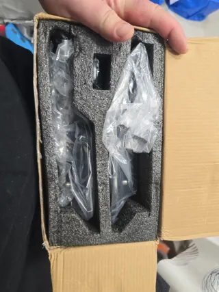 Espejos Moto Negros/Cromados Harley