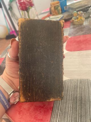 Baúl joyero madera y dorado