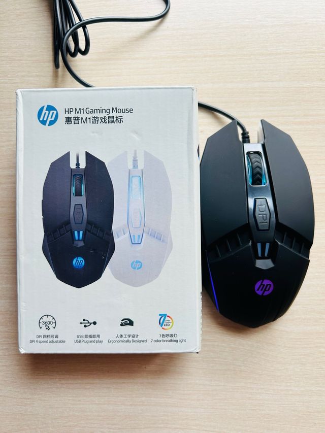 Ratón Gaming HP M1 Negro