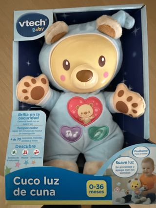 VTech Cuco Luz de Cuna Osito Azul