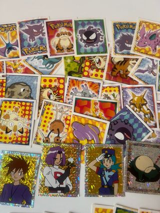 Cromos Pokémon Variados Merlin 1999