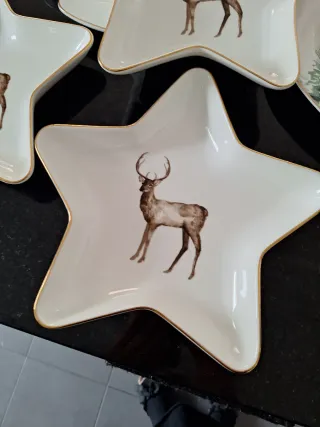 Fuente estrella El Corte Inglés porcelana