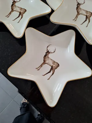 Fuente estrella El Corte Inglés porcelana