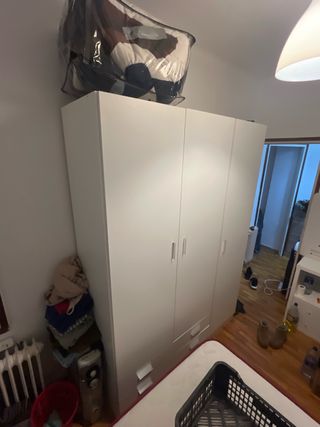 Armario blanco grande 2.10m alto x 1.50m ancho