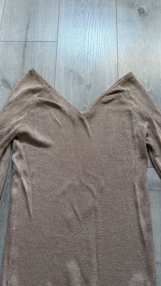 Jersey fino entretiempo dorado