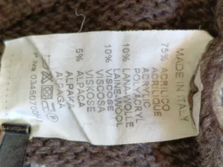 Jersey Macadamia Marrón/Gris Suave Alpaca