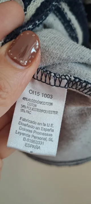 Jersey Dolores Promesas Rayas Talla S