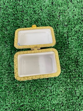 Joyero porcelana antiguo floral