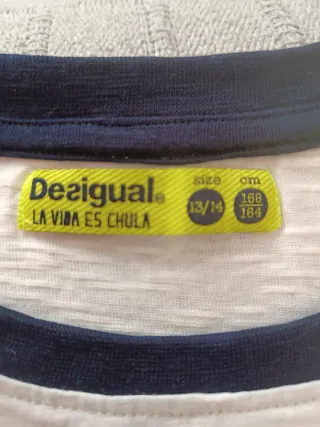 Camiseta Desigual chico 13/14 años