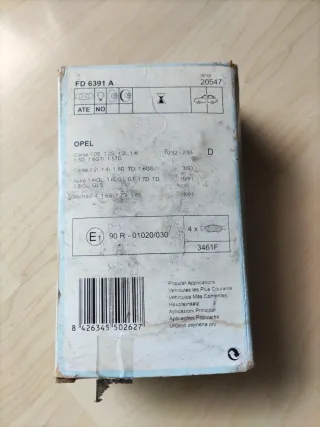 Pastillas Freno NECTO Opel Corsa Astra Vectra