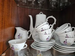 Juego de té Vista Alegre porcelana
