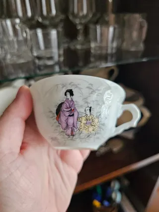 Juego de té Vista Alegre porcelana