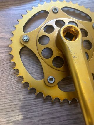 Plato y biela Thun dorado