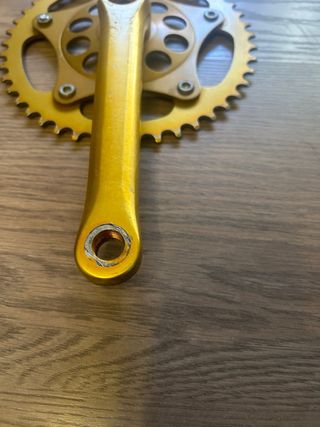 Plato y biela Thun dorado